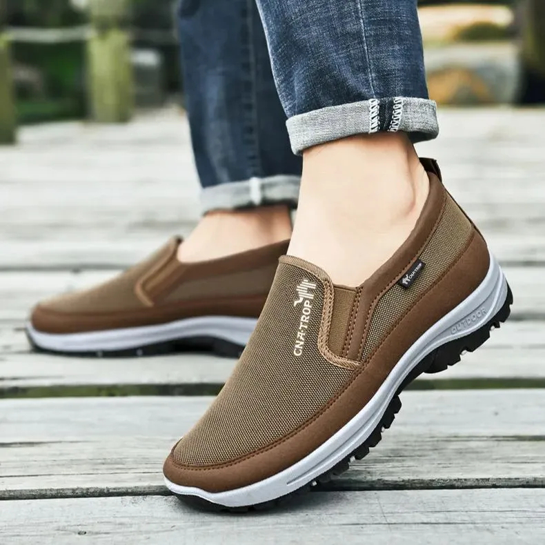 🔥 (Posledný deň) Časovo obmedzená zľava 50 %: Nepremeškajte túto príležitosť ⏰ Priedušná pánska ortopedická obuv 👞 - Odstráňte bolesti nôh a chrbta - Ergonomický dizajn